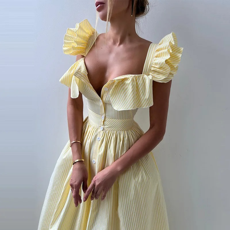 JULIANA – Gestreiftes Kleid