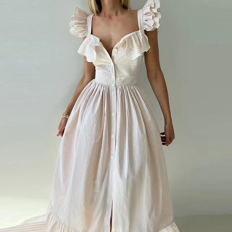 JULIANA – Gestreiftes Kleid