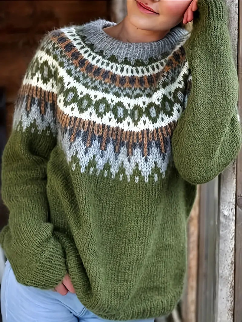 Vintage Stil Pullover für Gemütliche Tage