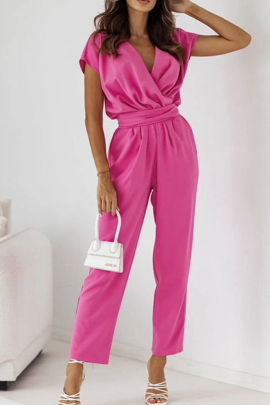 XYLIA - ELEGANTEN JUMPSUIT MIT VERSTELLBAREM GÜRTEL