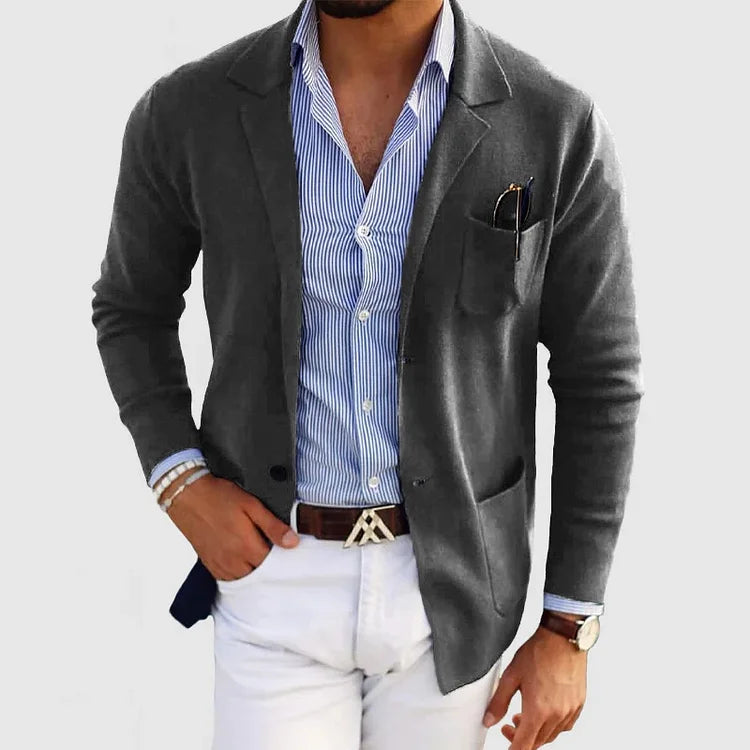 Herren Freizeit Strickblazer | Leicht & Stilvoll