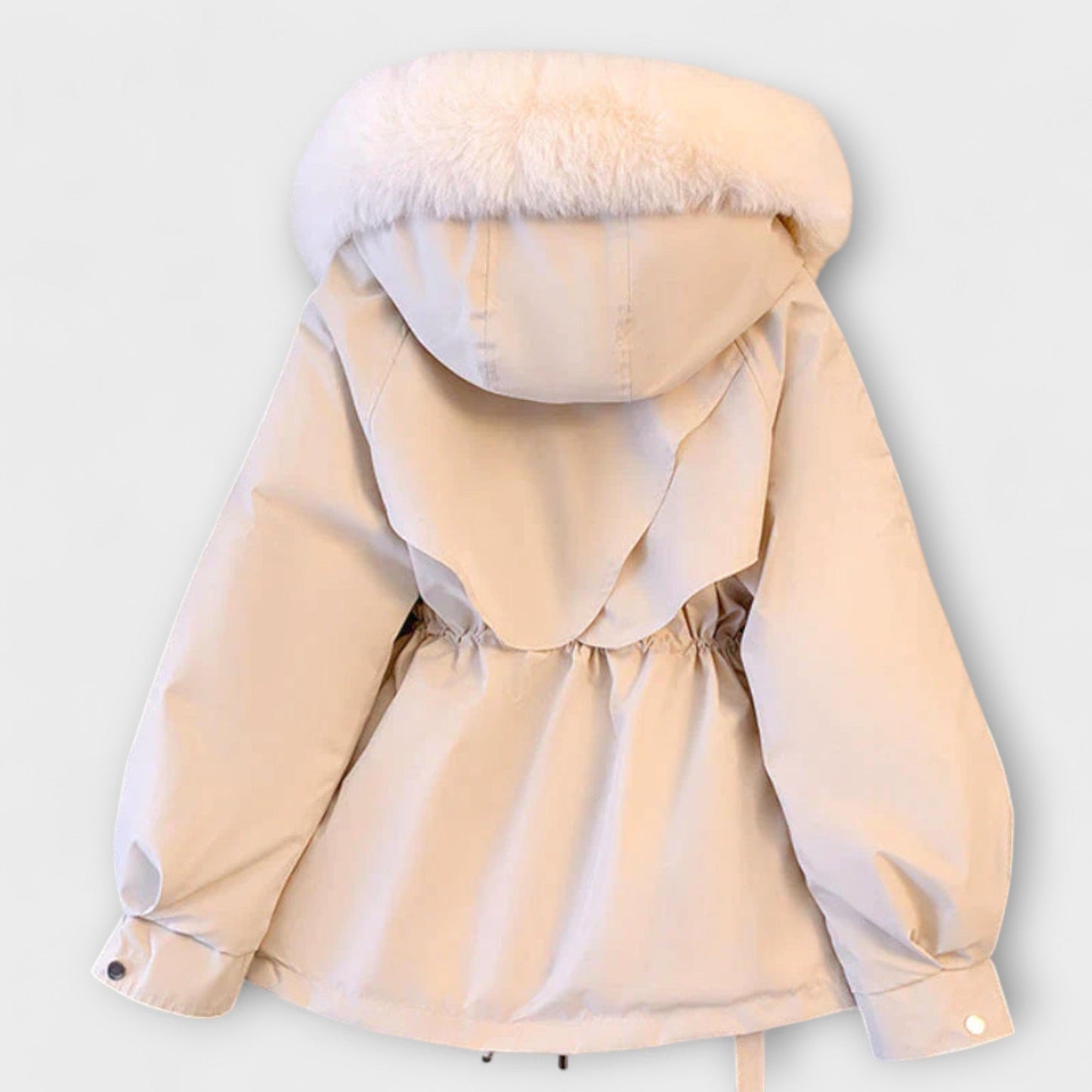Elegante Winterjacke Brévine mit Pelzkragen