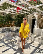 ADALYN I V-AUSSCHNITT MINI SOMMERKLEID