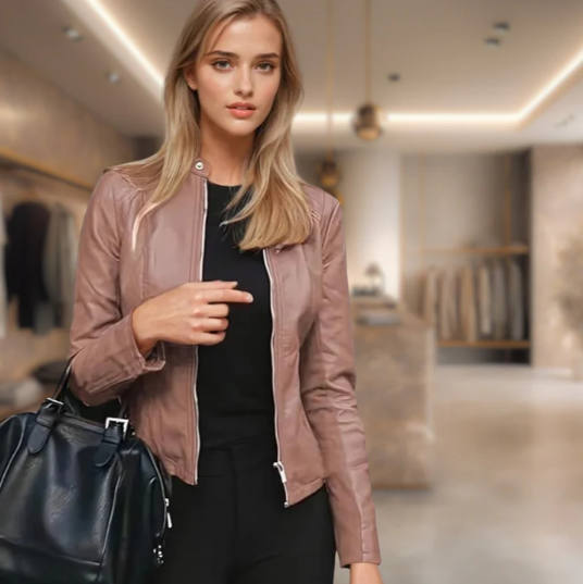 Anora - Einzigartige Lederjacke