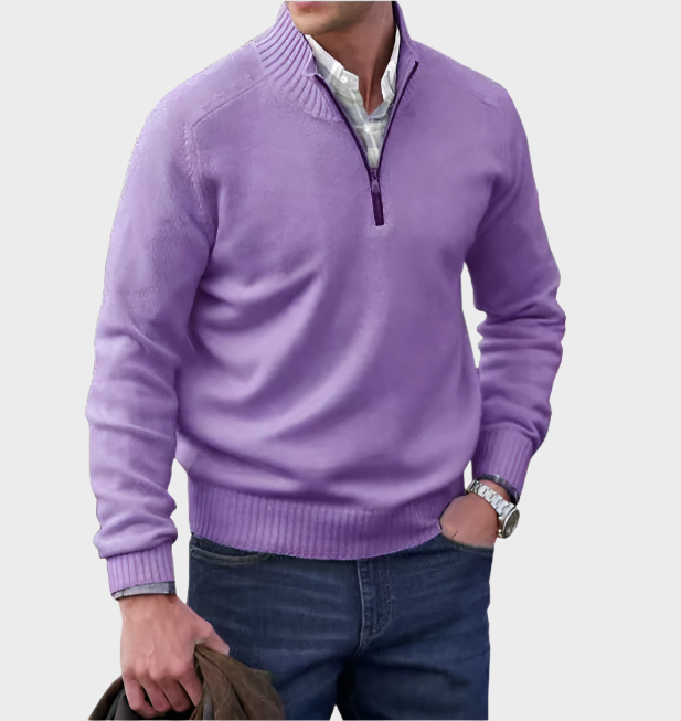 Malik - Eleganter Pullover mit Reißverschluss