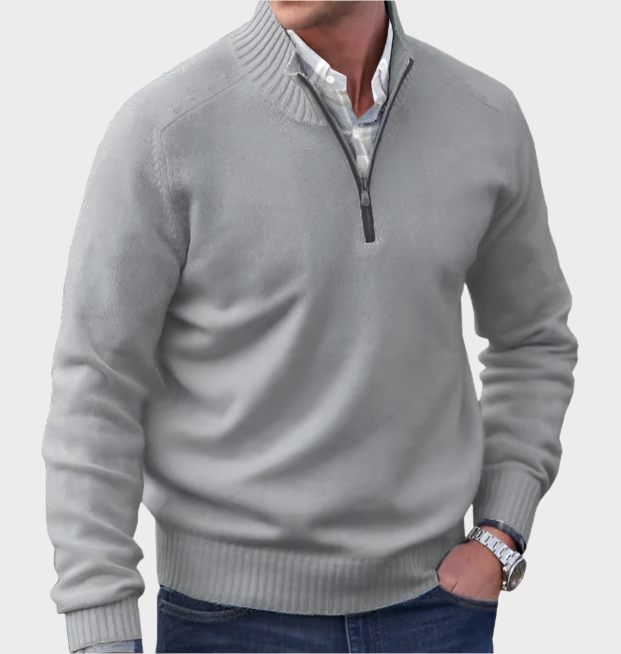 Malik - Eleganter Pullover mit Reißverschluss