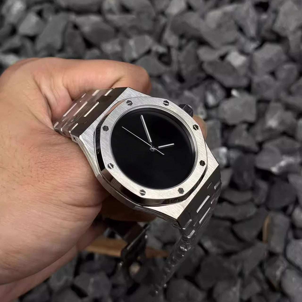 Mitternacht Minimaluhr