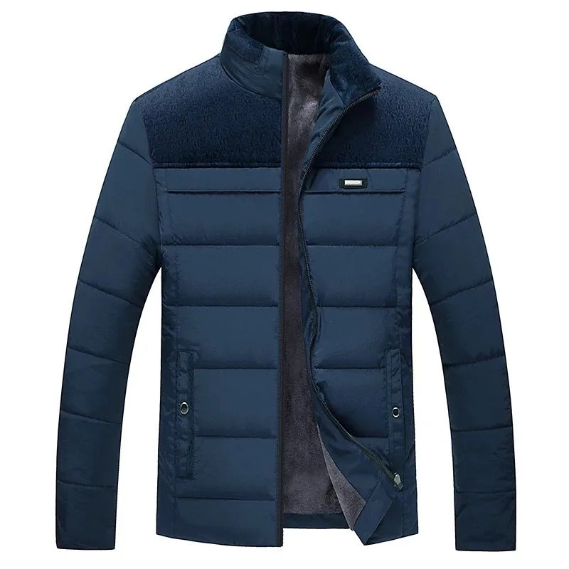 Elegante gepolsterte Pufferjacke
