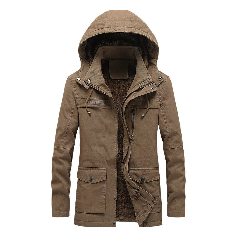 Elegante winddichte Winterjacke