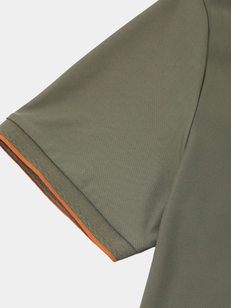 ALDWYN I ELEGANTES STRICK-POLOSHIRT