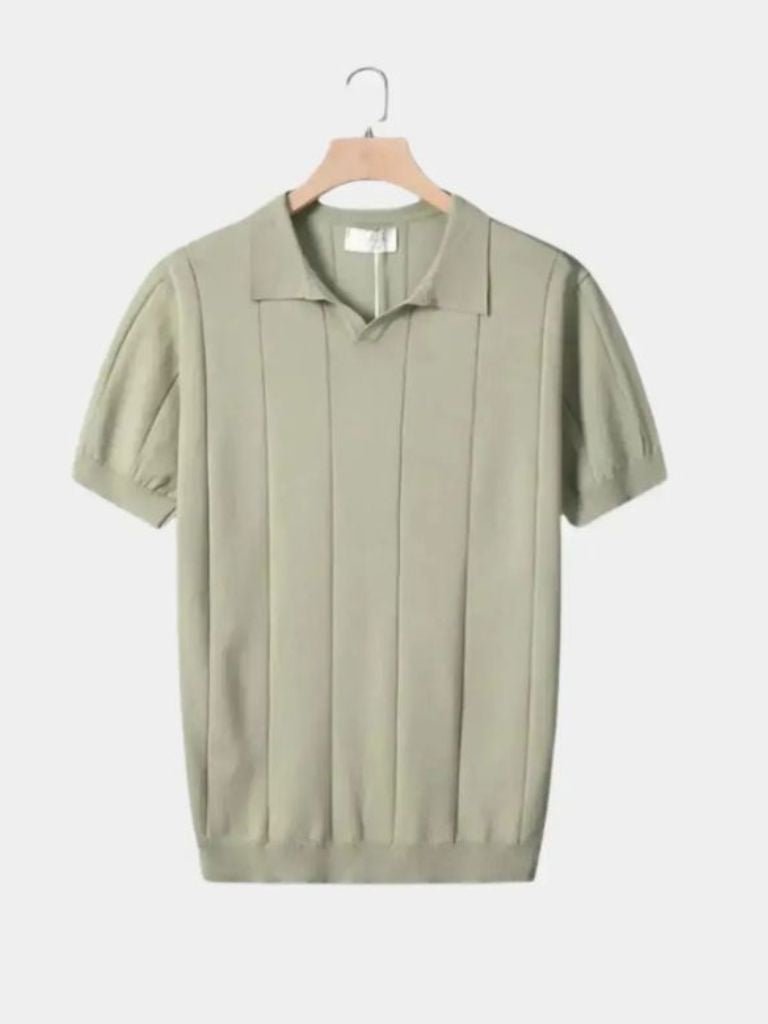 FRIEDRICH I VINTAGE-STIL POLOSHIRT