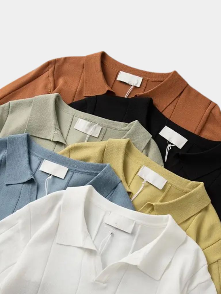 FRIEDRICH I VINTAGE-STIL POLOSHIRT
