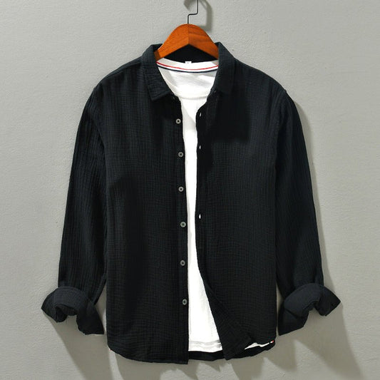 EDEL - HEMD AUS BAUMWOLLE MIT LANGEN ÄRMELN