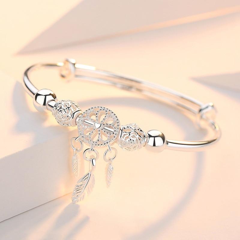 925 Silber Dreamcatcher Armband – Ein Traum am Handgelenk 🌙✨