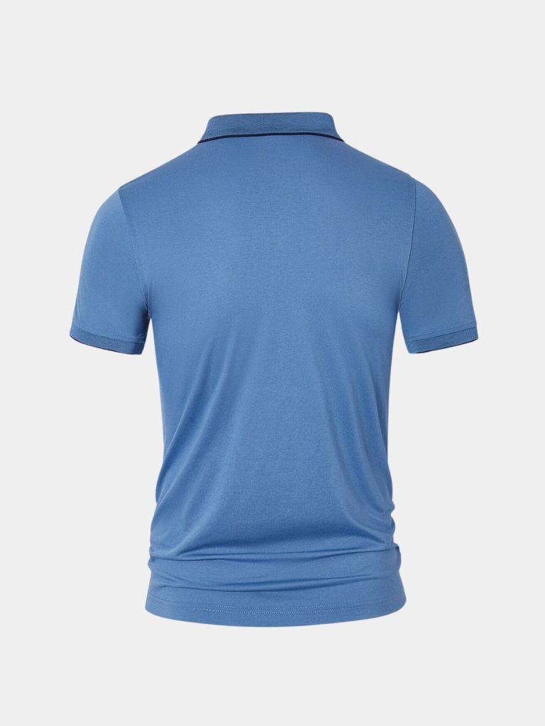 REGIS I STRICK-POLOSHIRT MIT VIERTEL-REISSVERSCHLUSS