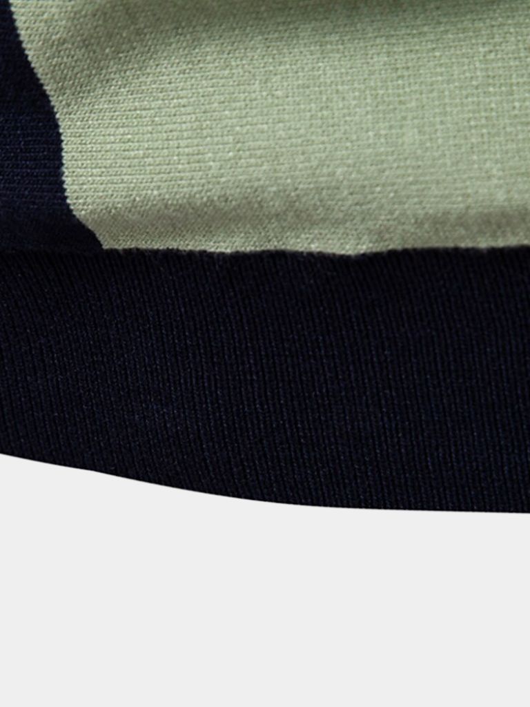 HARTMUT I GESTREIFTES STRICK-POLOSHIRT