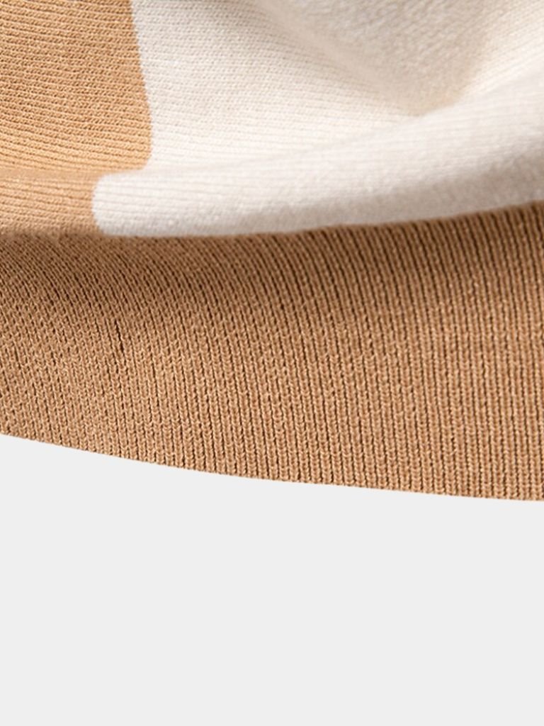 HARTMUT I GESTREIFTES STRICK-POLOSHIRT