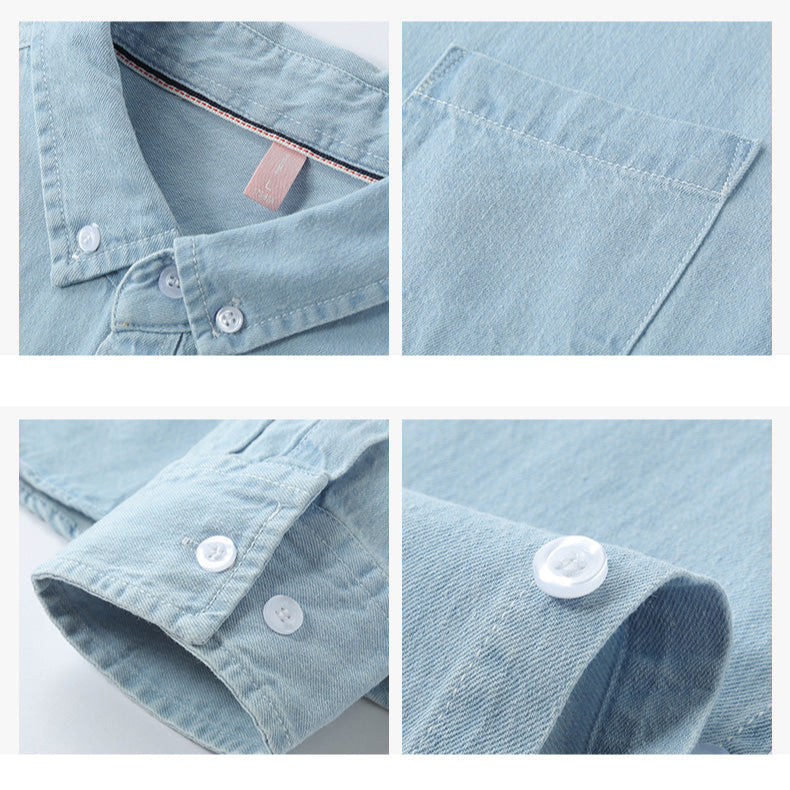 Havery | Ridge Baumwoll-Denim-Hemd