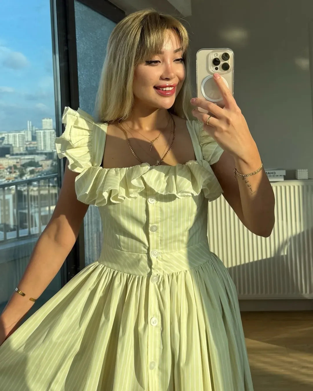 JULIANA – Gestreiftes Kleid