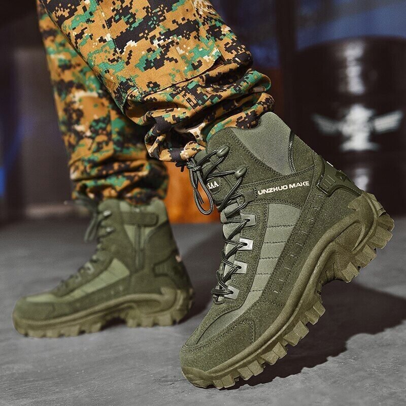 Wasserdichter und durchtrittsicherer Militärstiefel für den Außenbereich (verbesserte Haltbarkeit)
