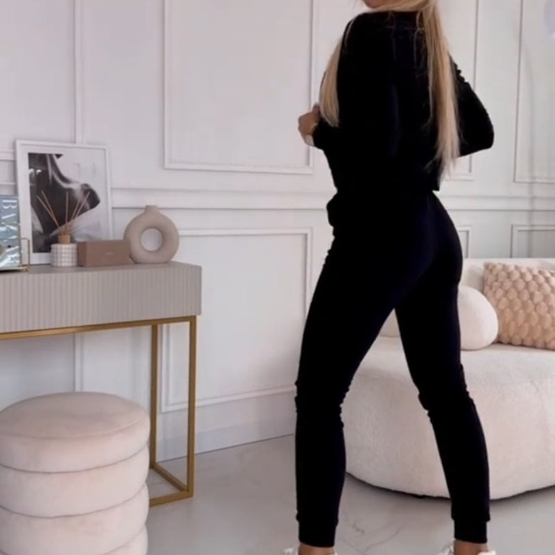 Belle | 3-teiliger Trainingsanzug mit Reißverschluss für Damen