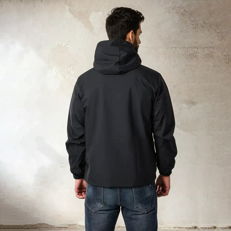 Herren Outdoor-Sportjacke einfarbig