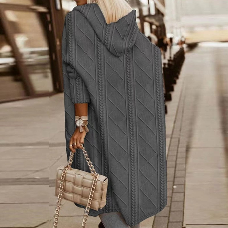 Jelone - Hoodie mit verlängerter Länge