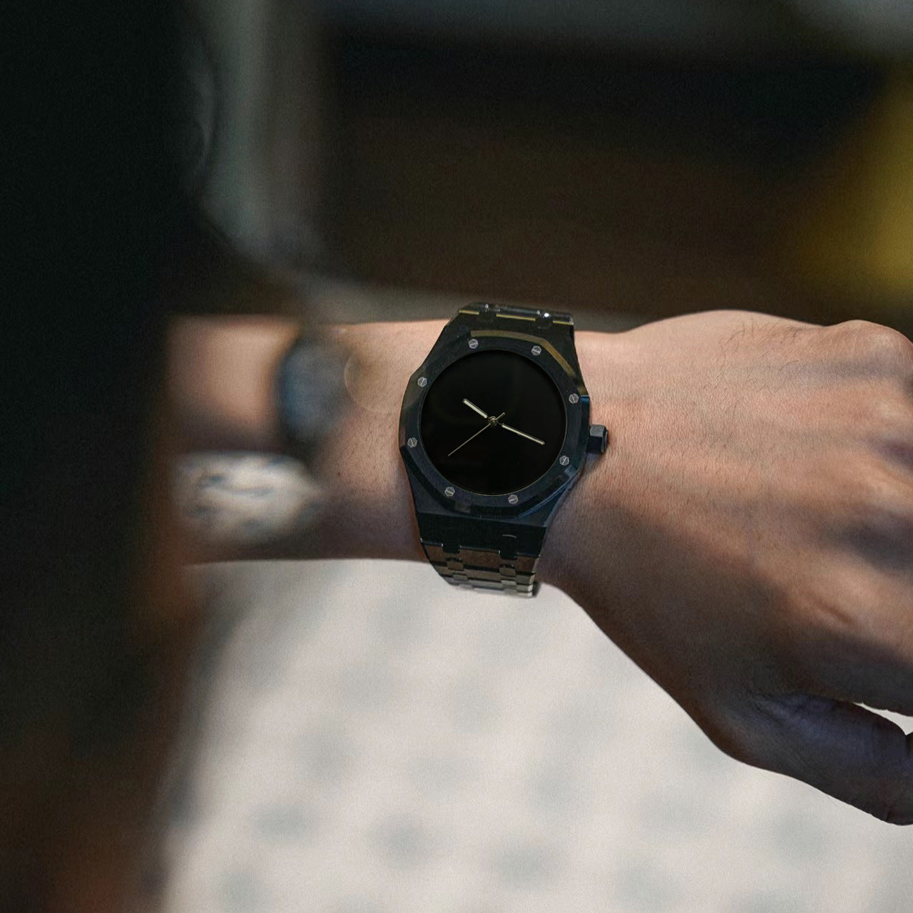 Mitternacht Minimaluhr